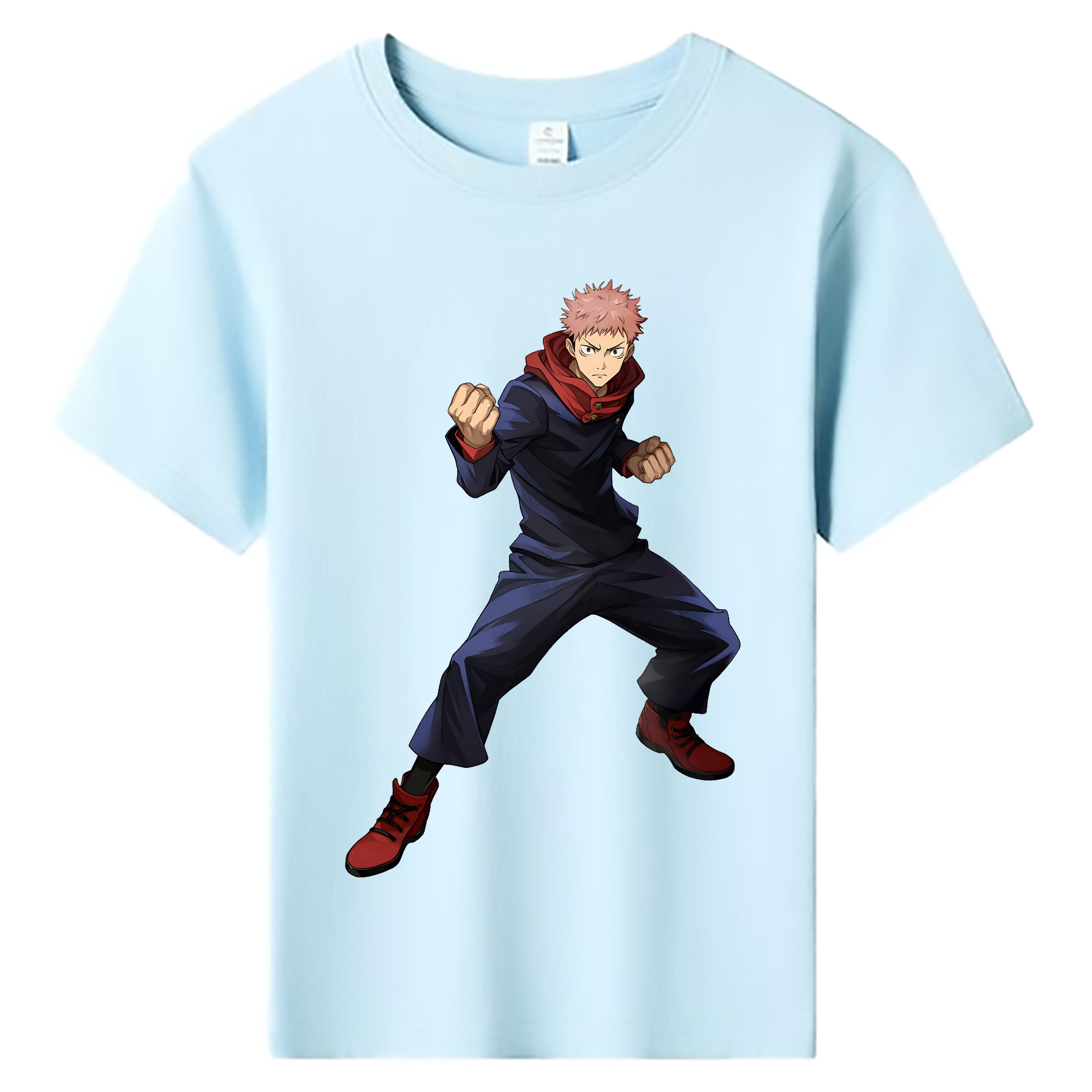 （画像用） 呪術廻戦 Jujutsu Kaisen 綿100％キッズTシャツ（フロントプリント）
